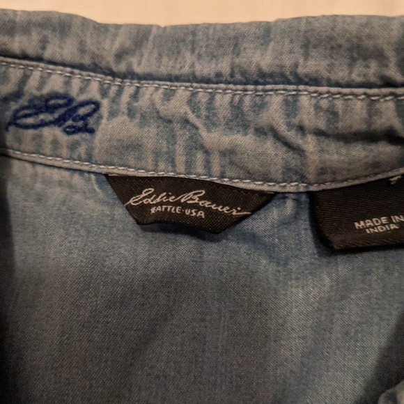 Eddie Bauer Denim Shirt - Picture 2 of 2